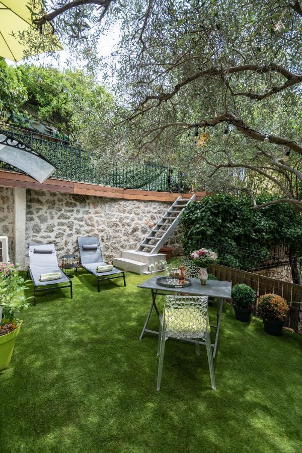 Appartement Lumineux Avec Terrasse Jardin Et Acces Piscine Villefranche-sur-Mer Eksteriør bilde